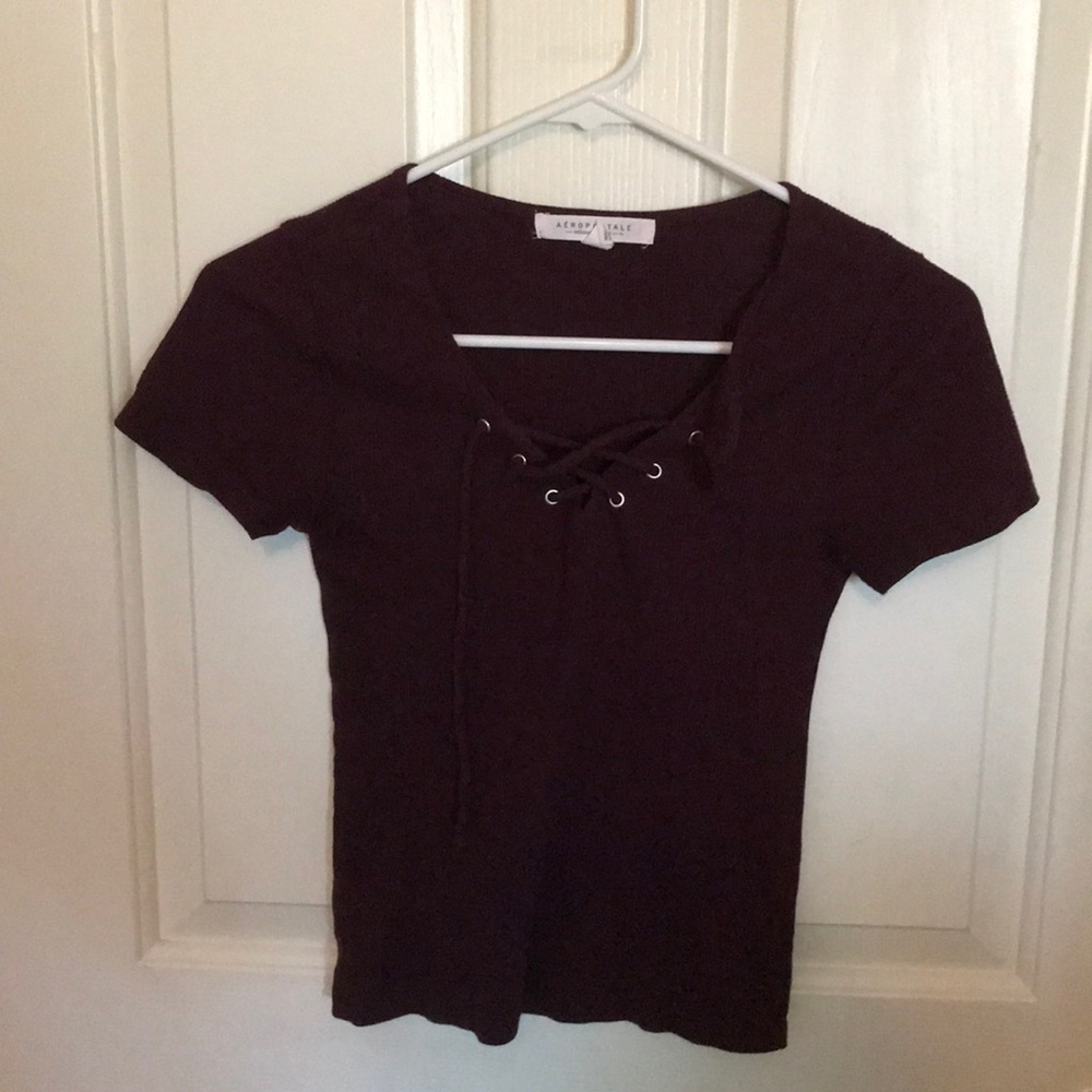 Aeropostale Cropped cute shirt!